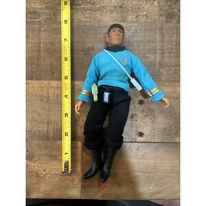 Vintage 1974 Mego Star Trek Mr. Spock 8” W/ Uniform Belt Phaser Communicator